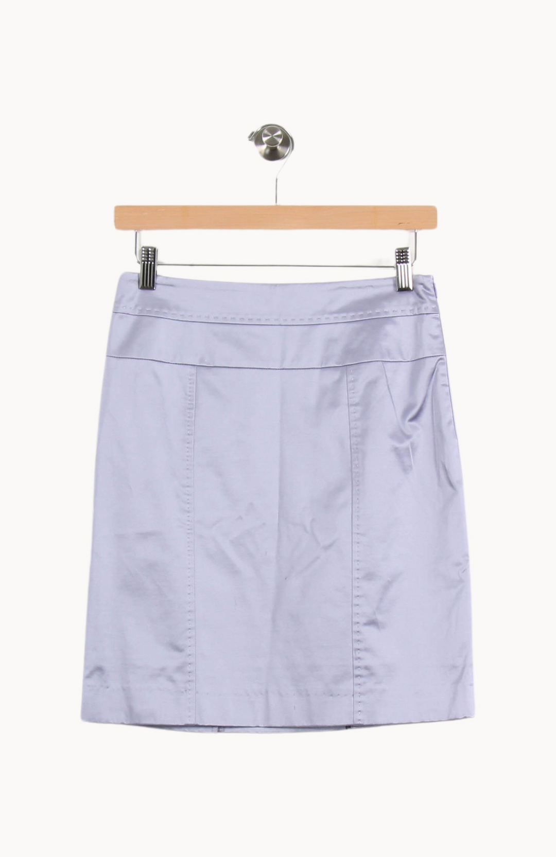 Jupe Droite Violette - Taille S/36 de la marque Maison 123 | PARAD55574 - Vendu par Paradigme - Image 4