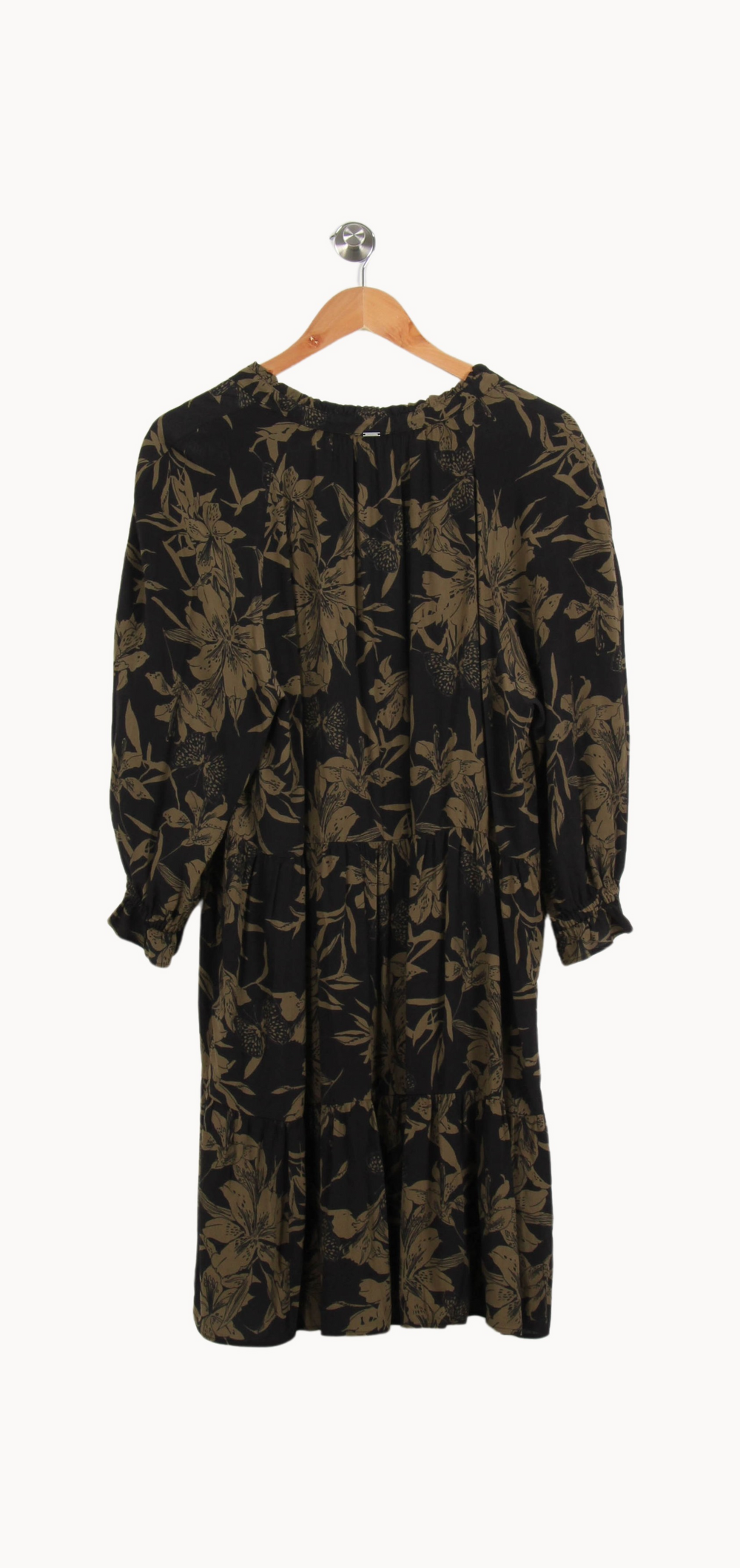 Robe Courte Noire et Kaki - Taille L/40 de la marque IKKS | PARAD62311 - Vendu par Paradigme - Image 4