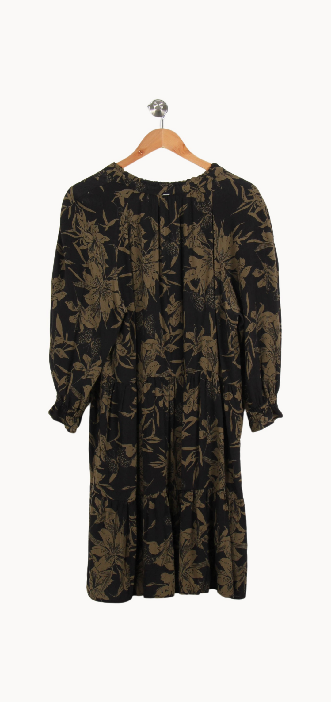 Robe Courte Noire et Kaki - Taille L/40 de la marque IKKS | PARAD62311 - Vendu par Paradigme - Image 4