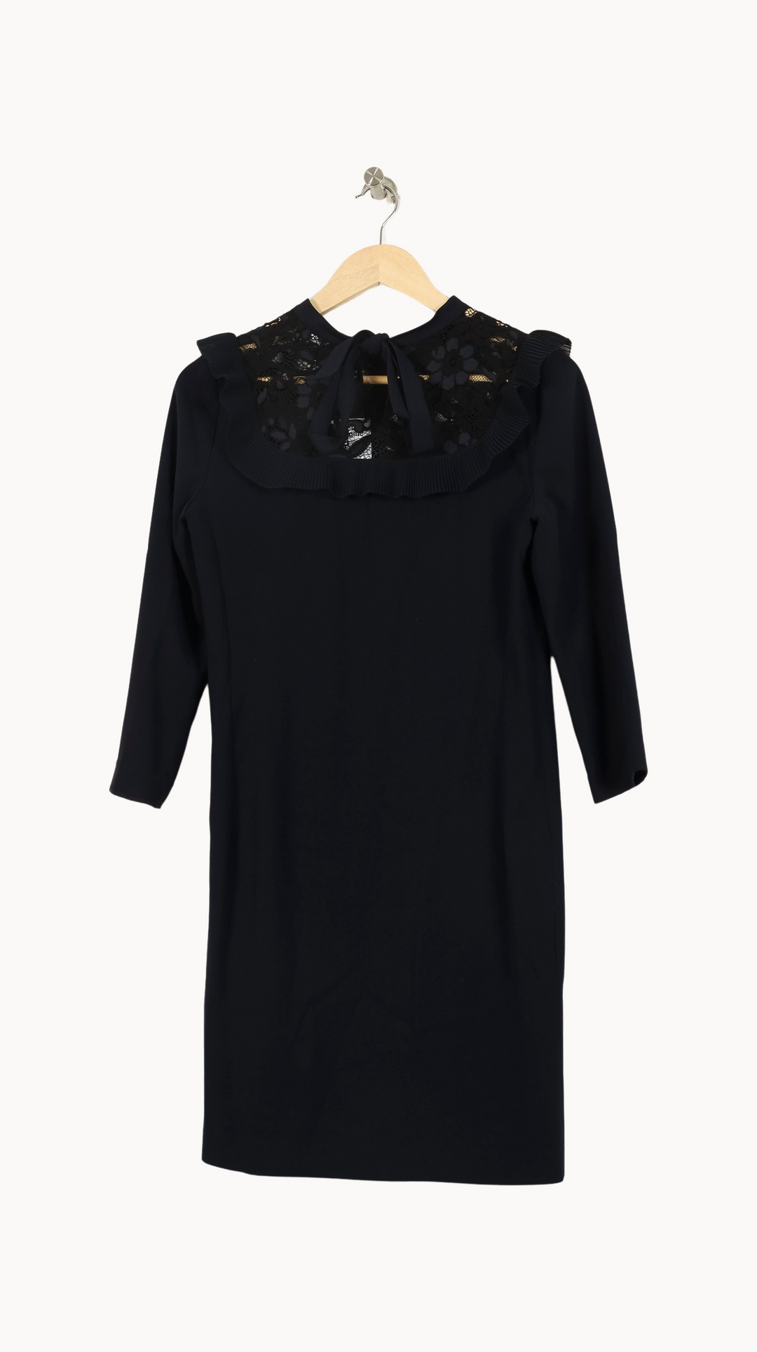 Robe en Dentelle Noire - Taille M/38 de la marque Claudie Pierlot | PARAD49125 - Vendu par Paradigme - Image 4