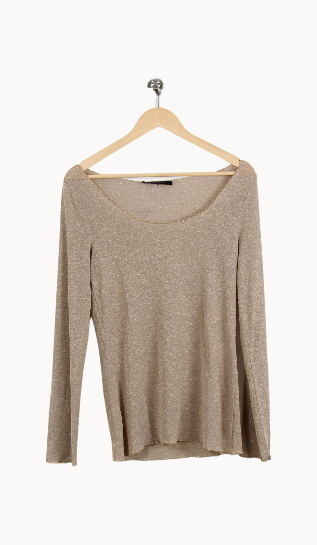 Pull Beige - Taille M/38 de la marque La Fée Maraboutée | PARAD62290 - Vendu par Paradigme - Image 2