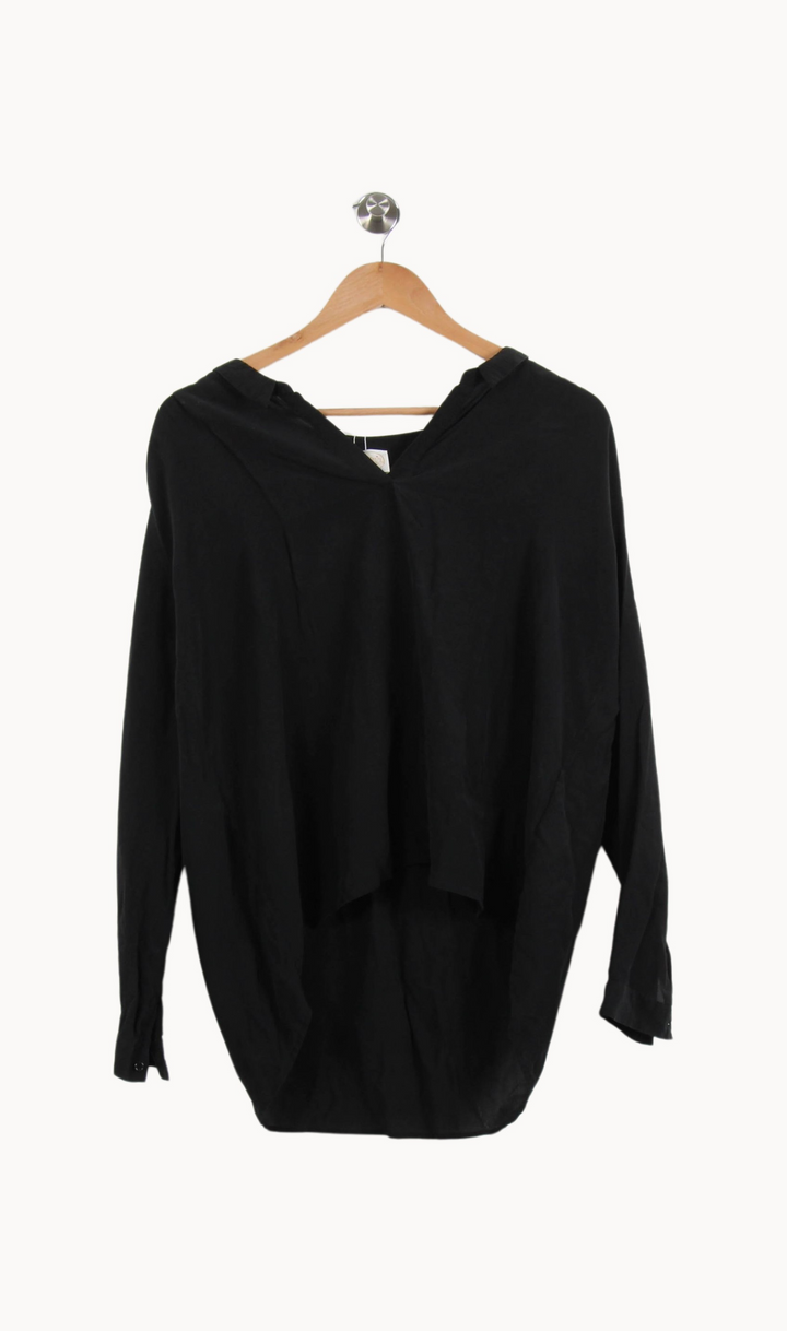 Blouse Noire - Taille S/36 de la marque Des petits hauts | PARAD66904 - Vendu par Paradigme - Image 2