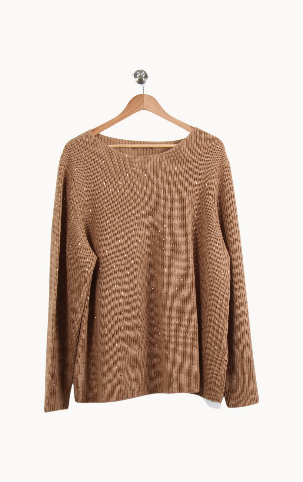 Pull Marron - Taille XL/42 de la marque Marina Rinaldi | PARAD65165 - Vendu par Paradigme - Image 2