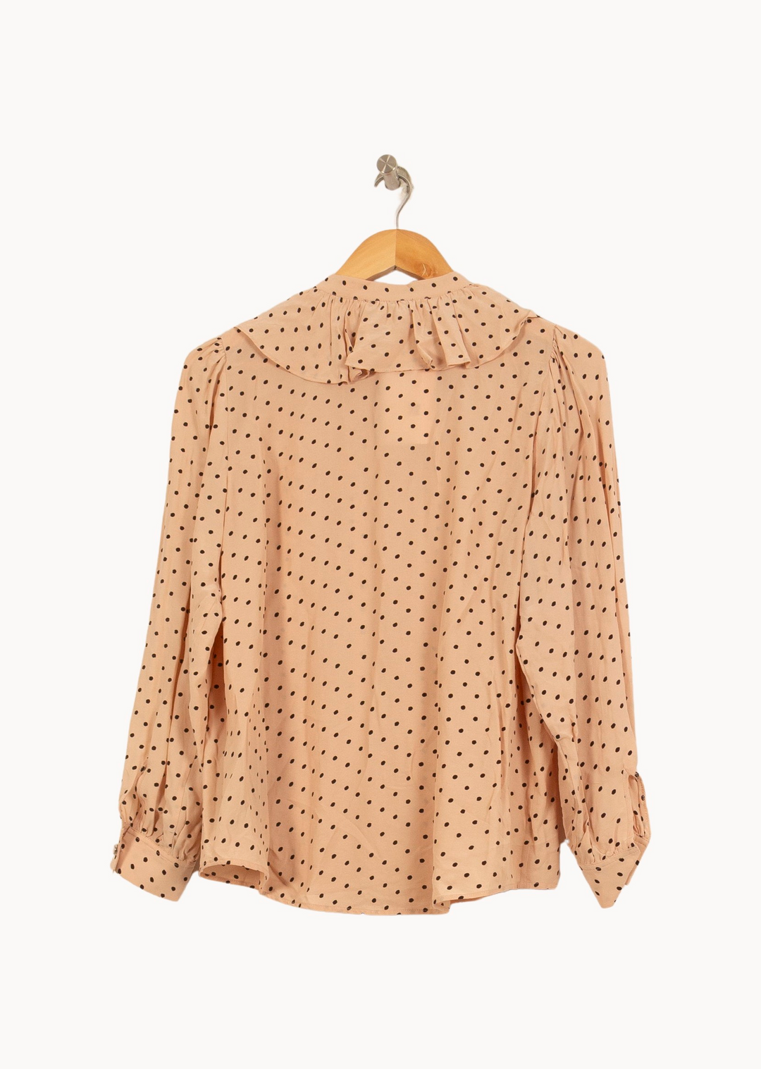 Chemise Rose à Pois Noirs - Taille S/36 de la marque The Kooples | PARAD63785 - Vendu par Paradigme - Image 4