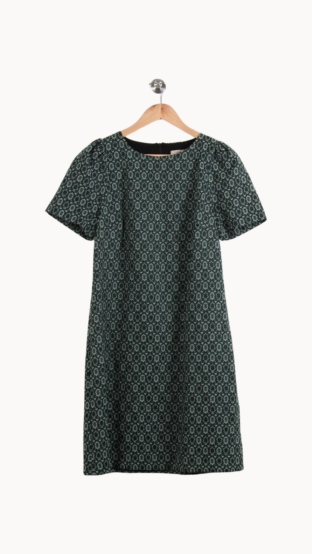Robe Droite Verte - Taille L/40 de la marque La Fée Maraboutée | PARAD65083 - Vendu par Paradigme - Image 2