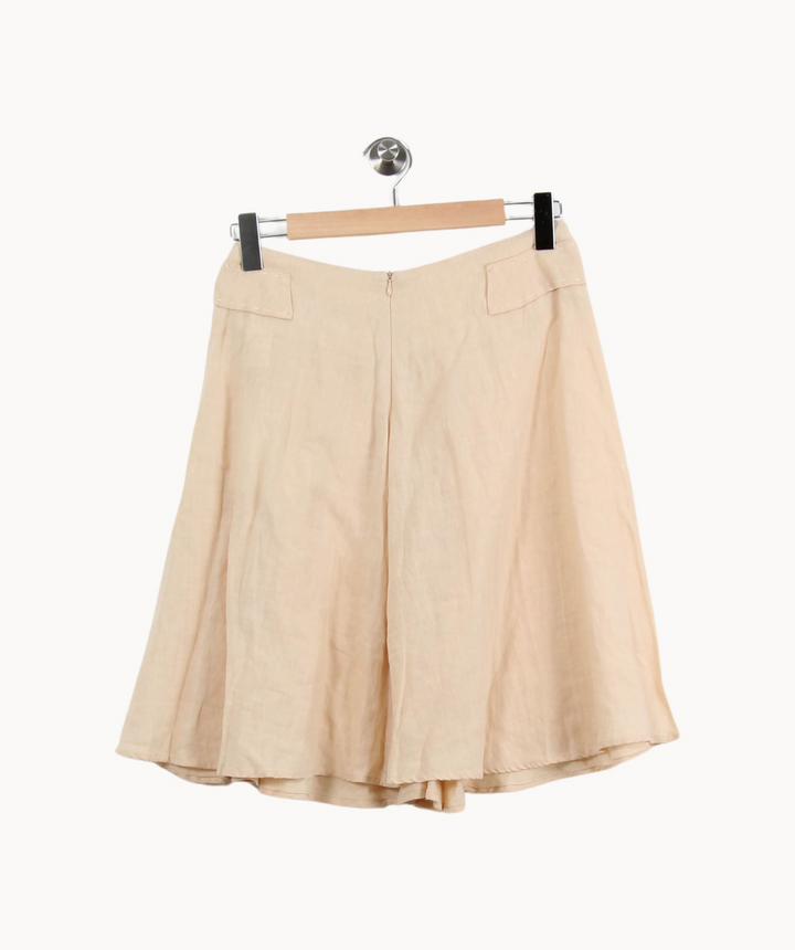 Jupe Plissée Beige - Taille S/36 de la marque Tara Jarmon | PARAD69517 - Vendu par Paradigme - Image 4