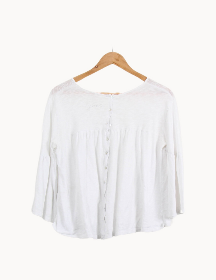 Blouse Blanche - Taille XS/34 de la marque ba&sh | PARAD58067 - Vendu par Paradigme - Image 4