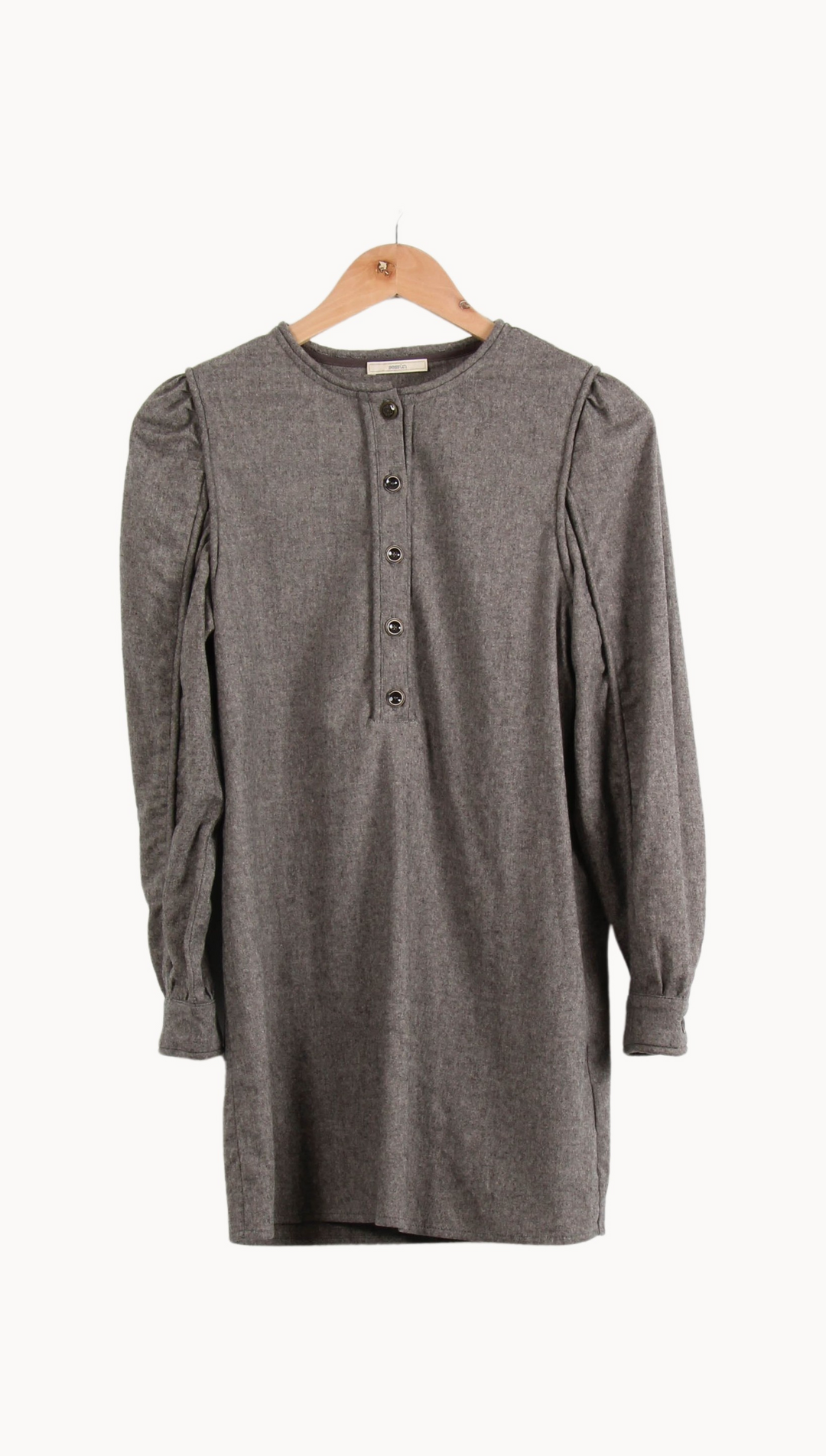 Robe Courte Grise - Taille S/36 de la marque Sessùn | PARAD66570 - Vendu par Paradigme - Image 2
