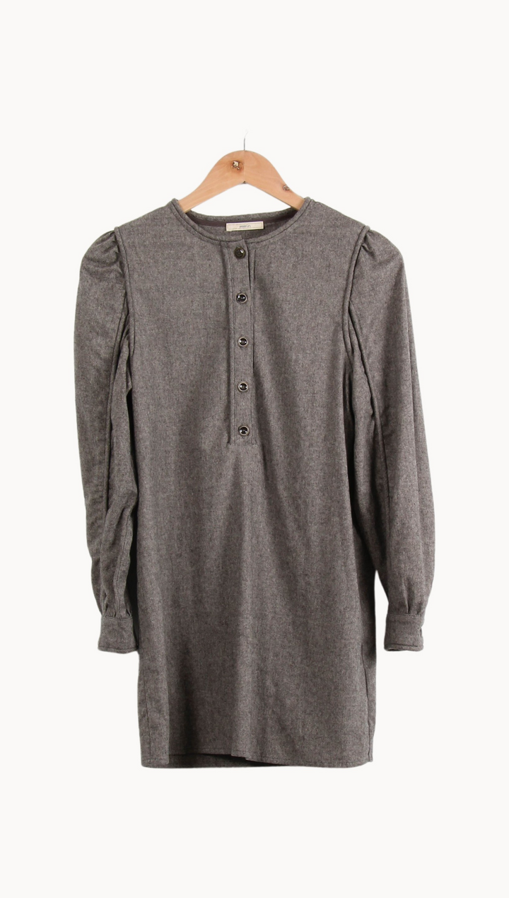 Robe Courte Grise - Taille S/36 de la marque Sessùn | PARAD66570 - Vendu par Paradigme - Image 2