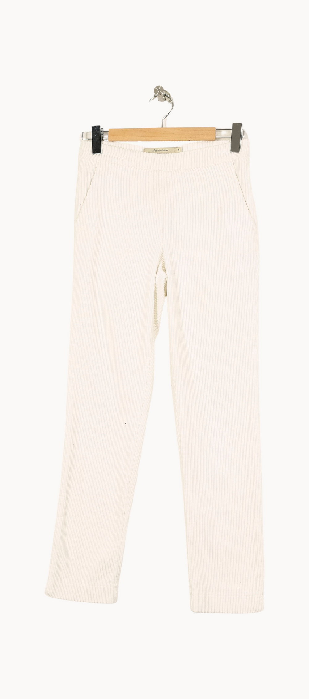 Pantalon Blanc - Taille XS/34 de la marque La Fée Maraboutée | PARAD50106 - Vendu par Paradigme - Image 2