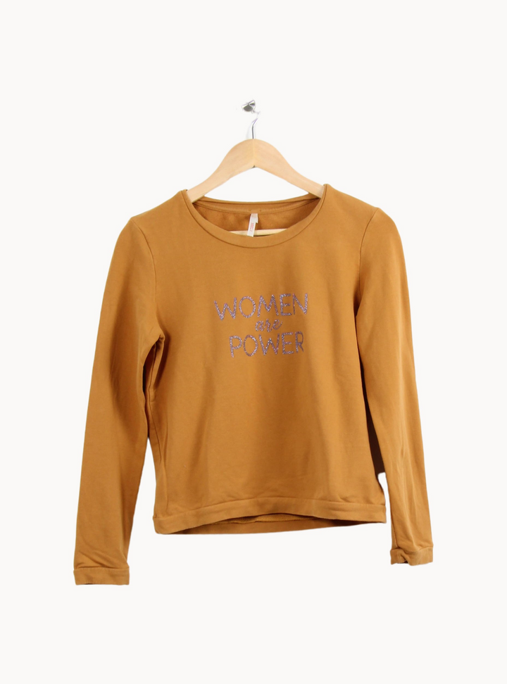 Sweatshirt Marron - Taille S/36 de la marque I.Code | PARAD65388 - Vendu par Paradigme - Image 2