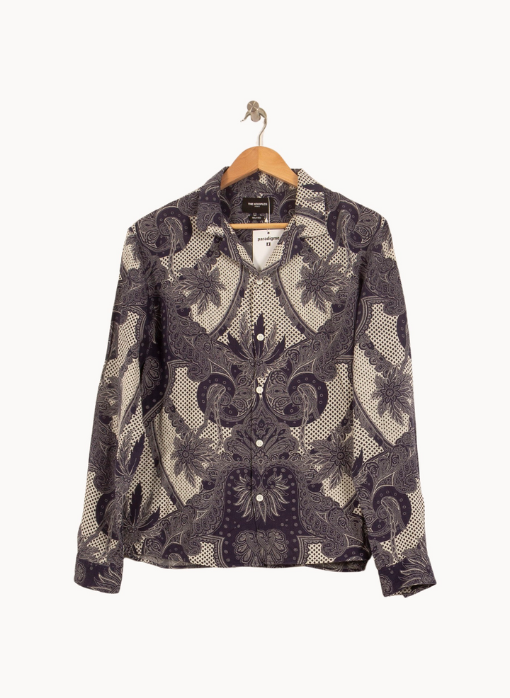 Chemise Bleu et Beige - Taille S/36 de la marque The Kooples | PARAD65096 - Vendu par Paradigme - Image 2
