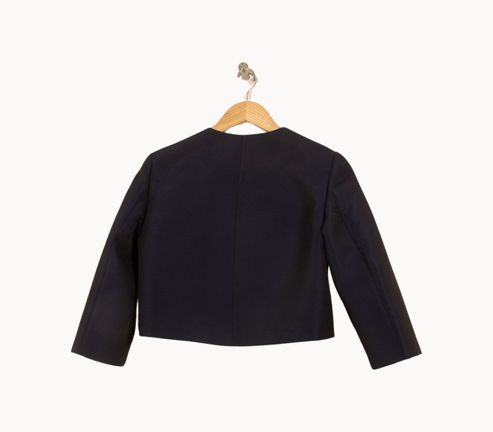 Veste courte bleue - Taille M/38 de la marque Tara Jarmon | PARAD48422 - Vendu par Paradigme - Image 4