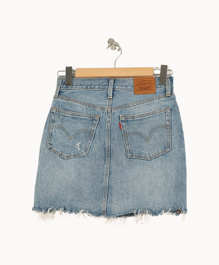 Jupe en Jean Bleue - Taille S/36 de la marque Levi's | PARAD50844 - Vendu par Paradigme - Image 4