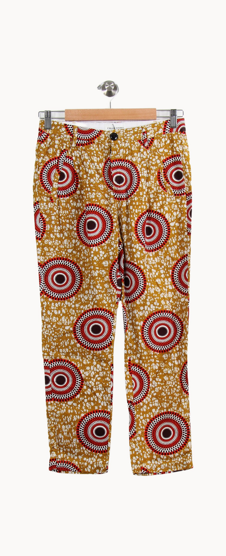 Pantalon Jaune et Rouge - Taille XS/34 de la marque Chloé Stora | PARAD44950 - Vendu par Paradigme - Image 2