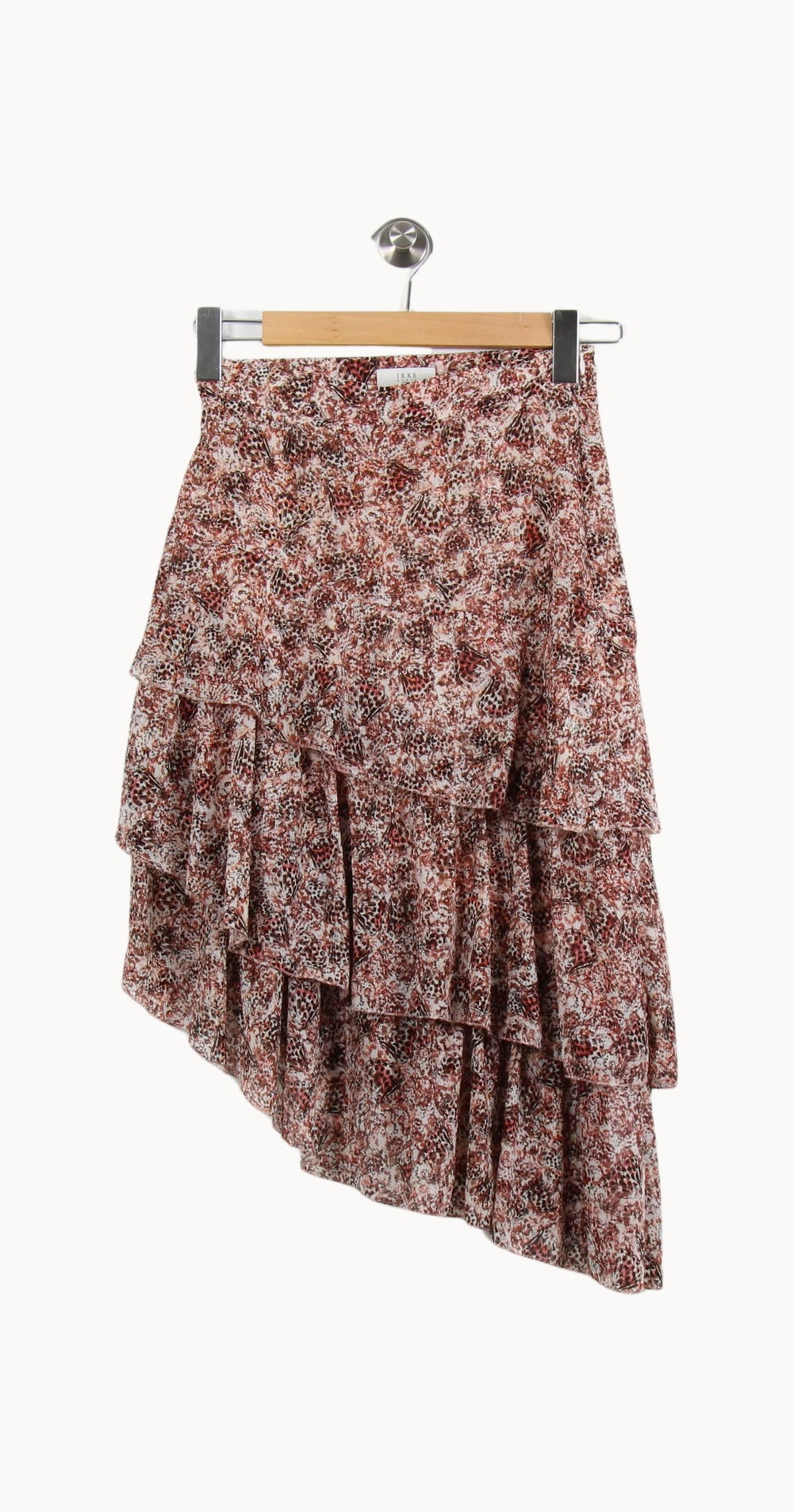 Jupe Asymétrique Marron - Taille XS/34 de la marque IKKS | PARAD69080 - Vendu par Paradigme - Image 2