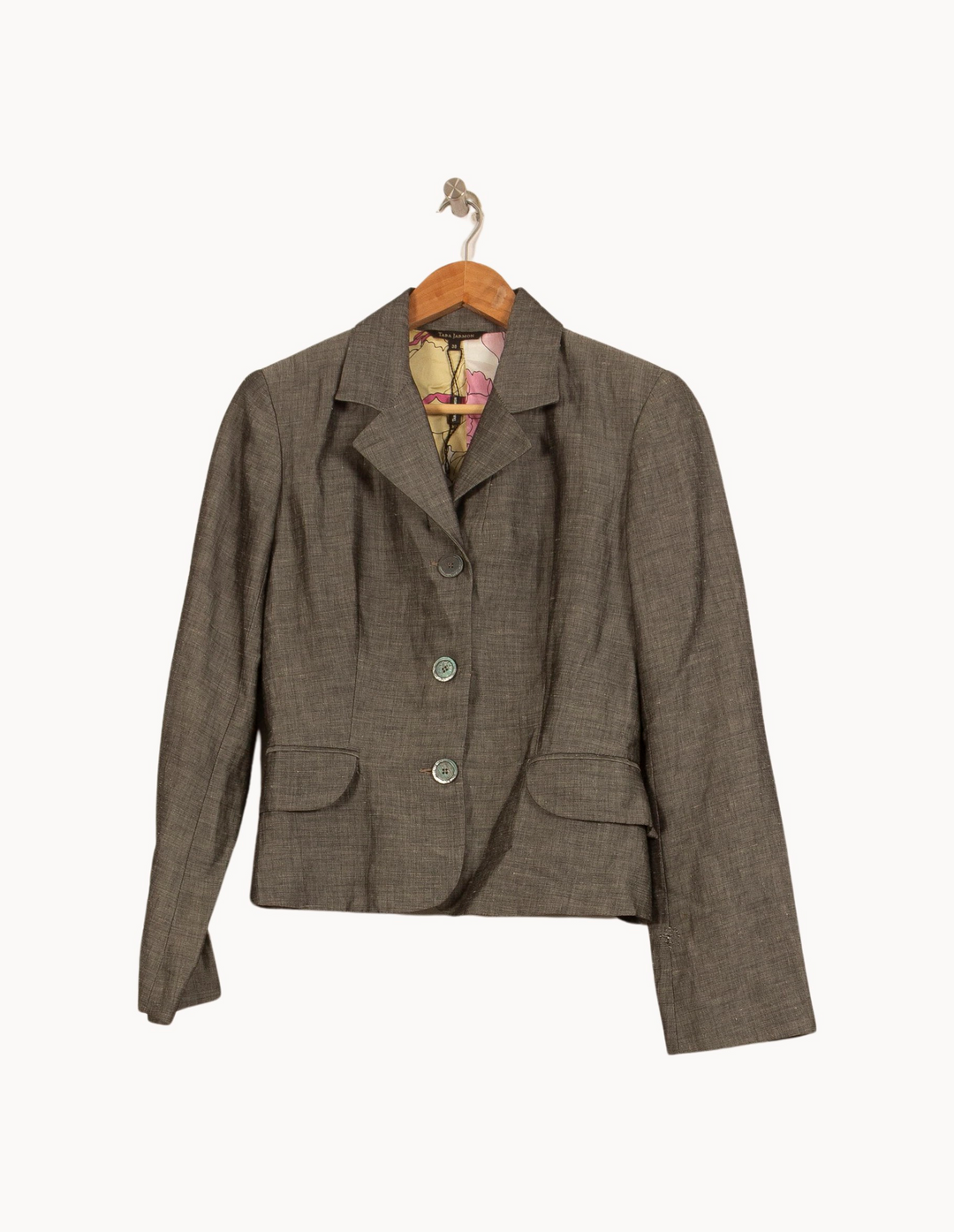 Veste Grise - Taille M/38 de la marque Tara Jarmon | PARAD51407 - Vendu par Paradigme - Image 2