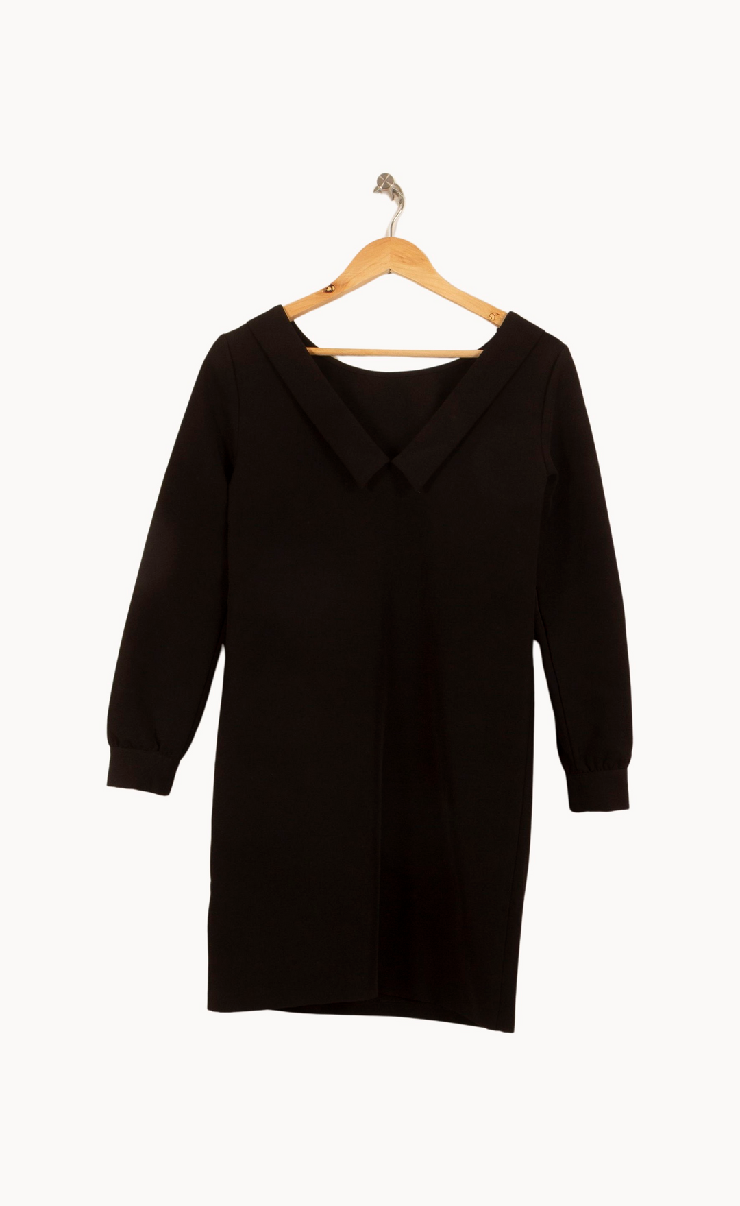 Robe Droite Noire - Taille XS/34 de la marque Sud express | PARAD53548 - Vendu par Paradigme - Image 4