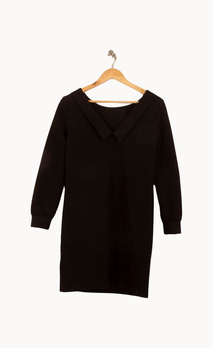 Robe Droite Noire - Taille XS/34 de la marque Sud express | PARAD53548 - Vendu par Paradigme - Image 4