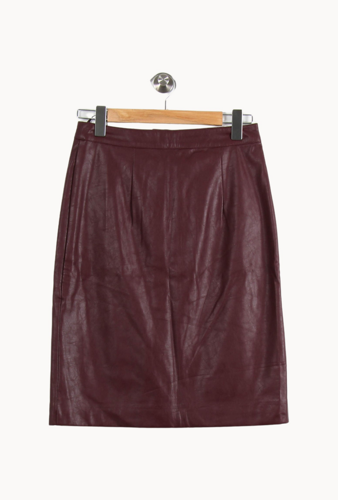 Jupe Boutonnée Bordeaux - Taille M/38 de la marque Suncoo | PARAD44837 - Vendu par Paradigme - Image 4