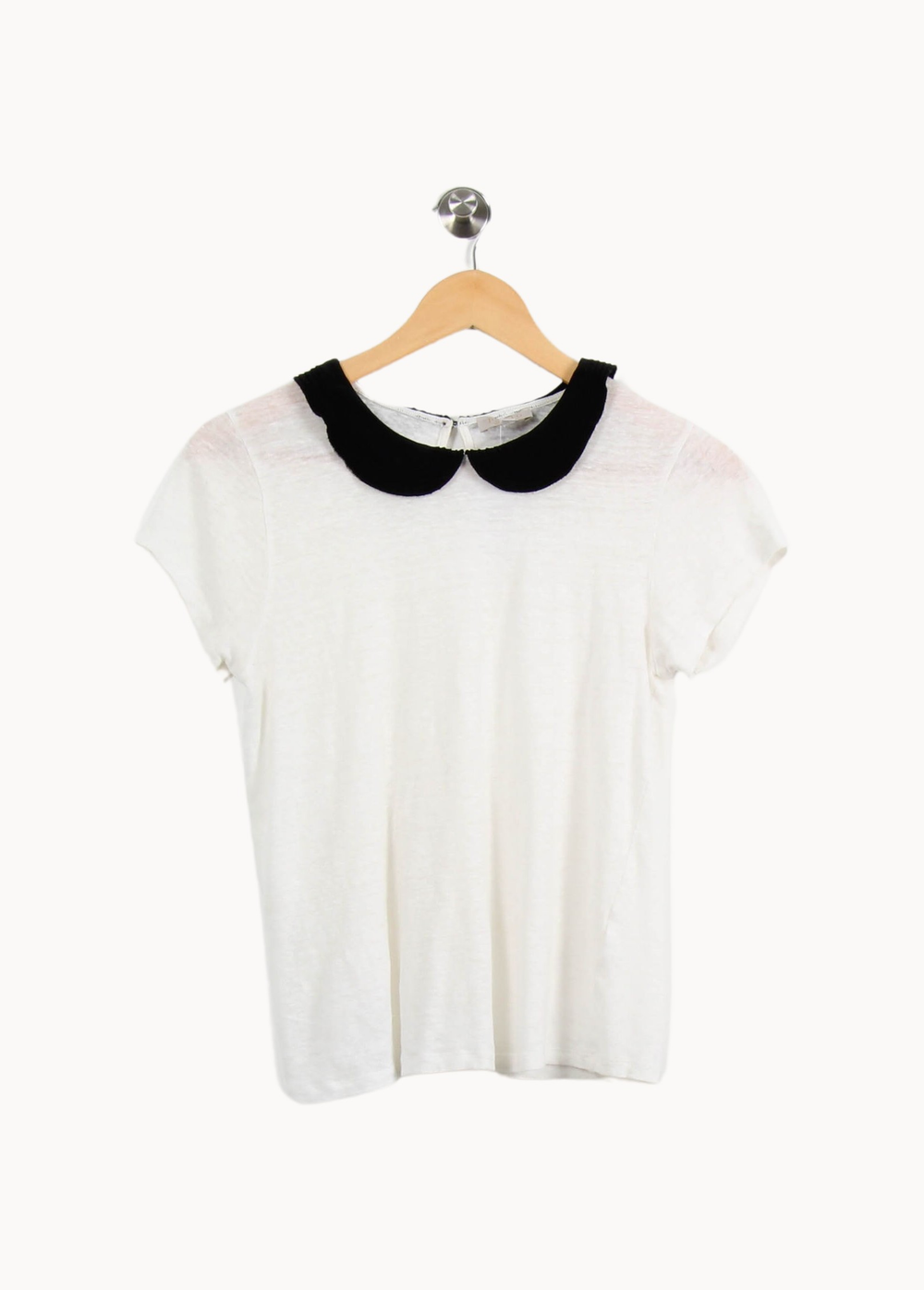 T-shirt Blanc et Noir - Taille S/36 de la marque Pablo | PARAD29435 - Vendu par Paradigme - Image 2
