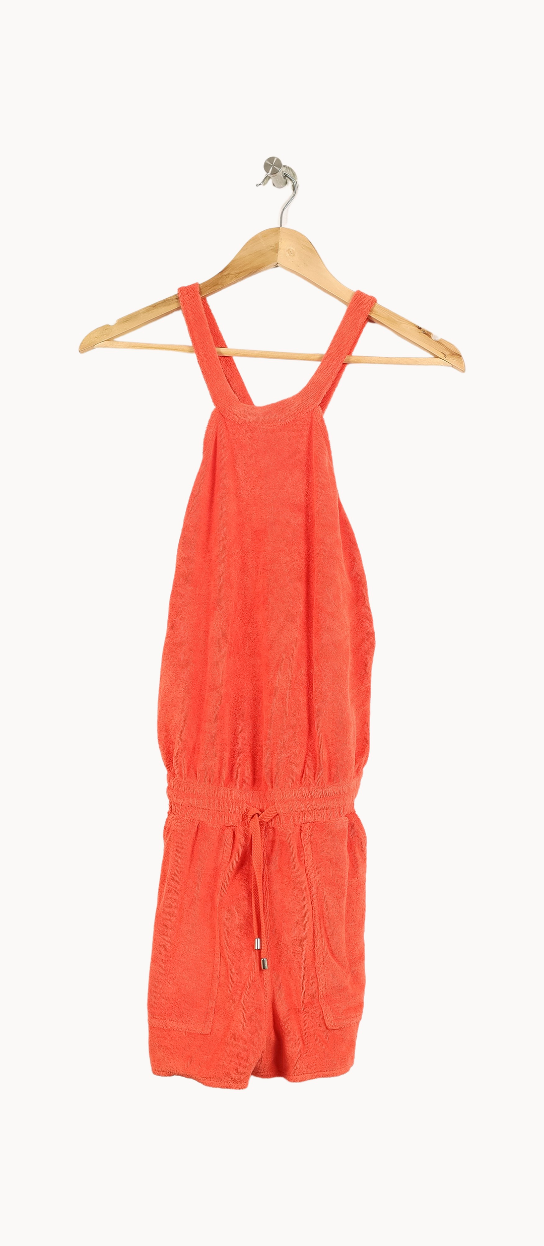 Combishort Orange - Taille S/36 de la marque Sézane | PARAD51669 - Vendu par Paradigme - Image 2