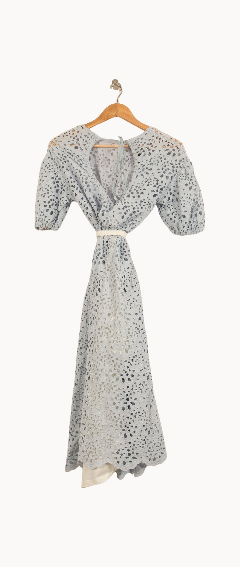 Robe Brodée Bleue - Taille S/36 de la marque Maje | PARAD44558 - Vendu par Paradigme - Image 4