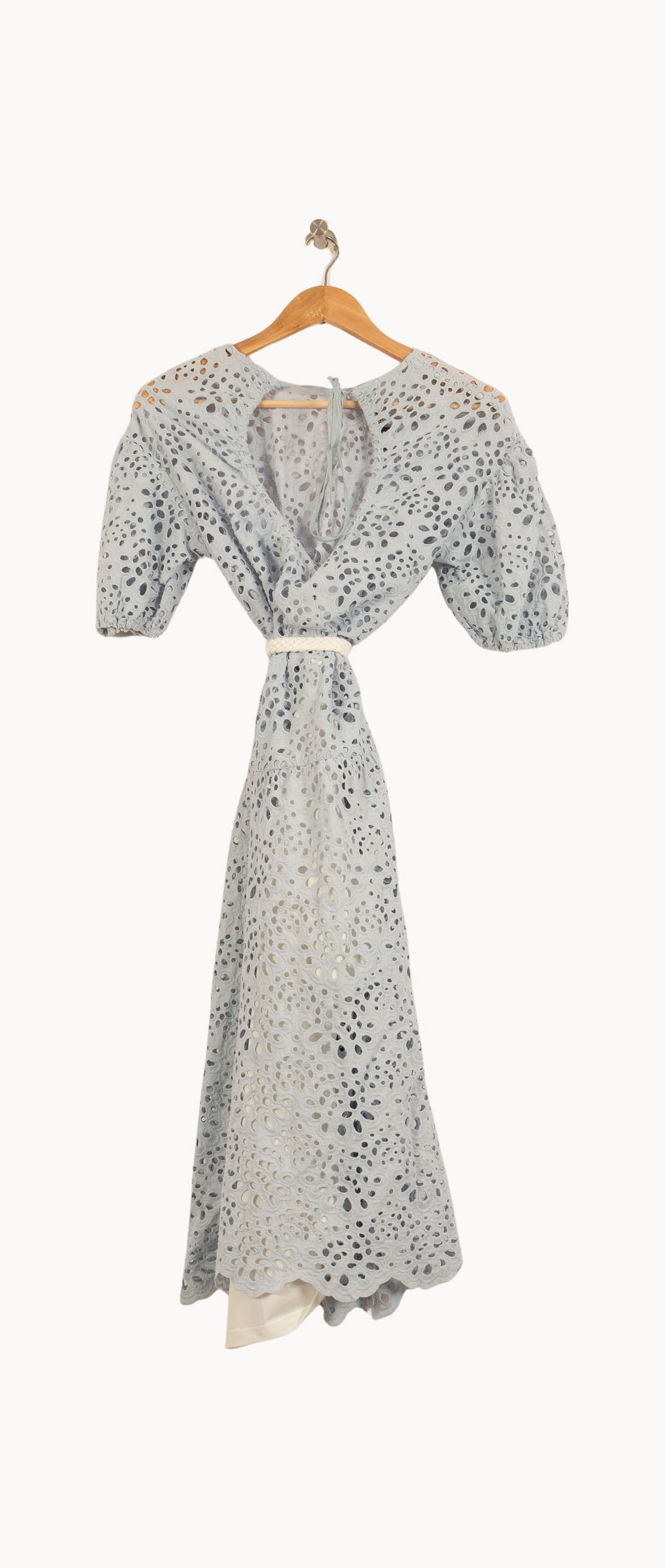 Robe Brodée Bleue - Taille S/36 de la marque Maje | PARAD44558 - Vendu par Paradigme - Image 4