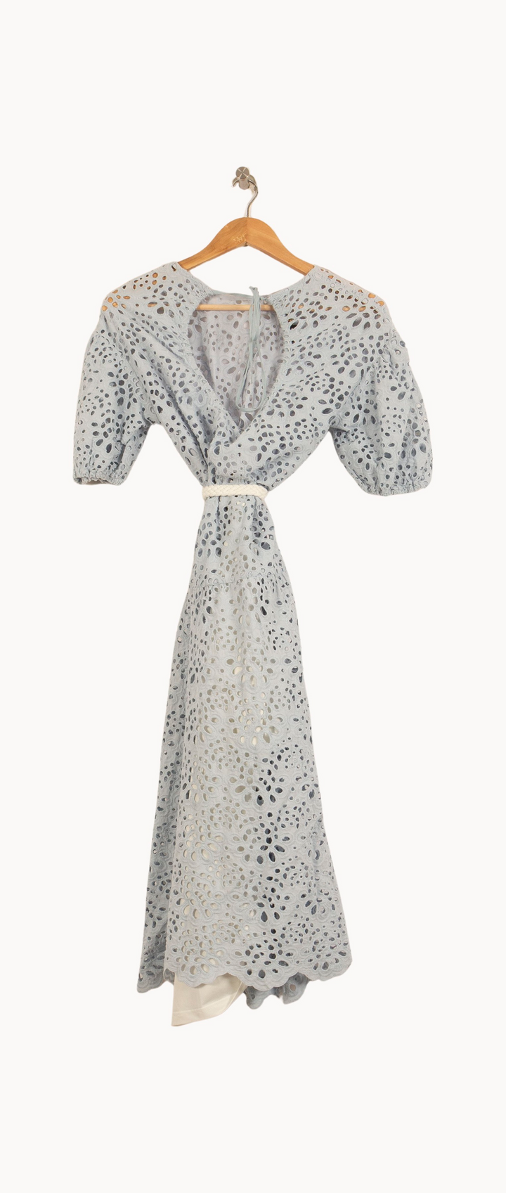 Robe Brodée Bleue - Taille S/36 de la marque Maje | PARAD44558 - Vendu par Paradigme - Image 4