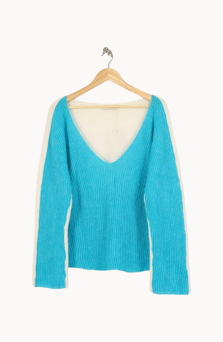 Pull Bleu et Blanc - Taille XXL/44 de la marque Imprevu | PARAD33415 - Vendu par Paradigme - Image 2