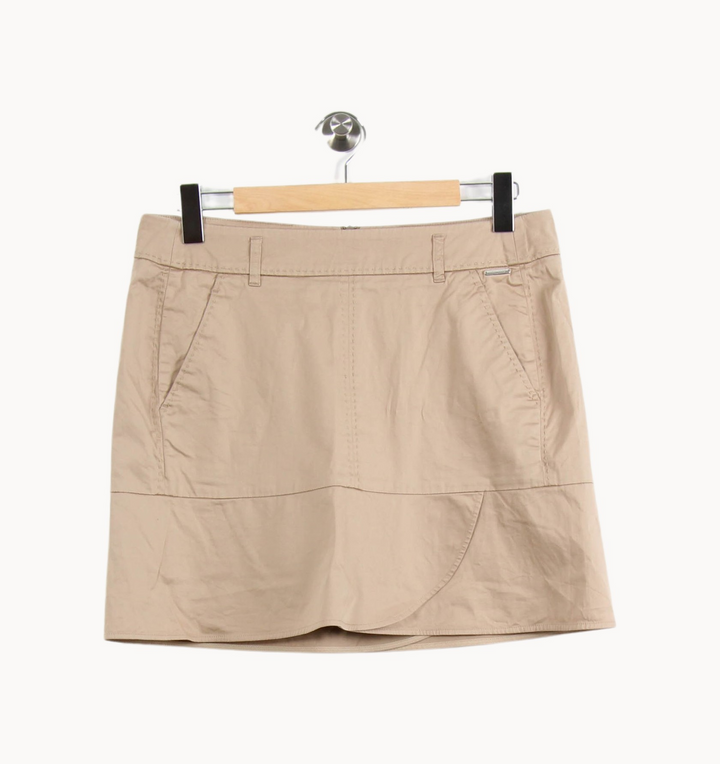 Jupe Courte Beige - Taille L/40 de la marque One Step | PARAD64336 - Vendu par Paradigme - Image 2