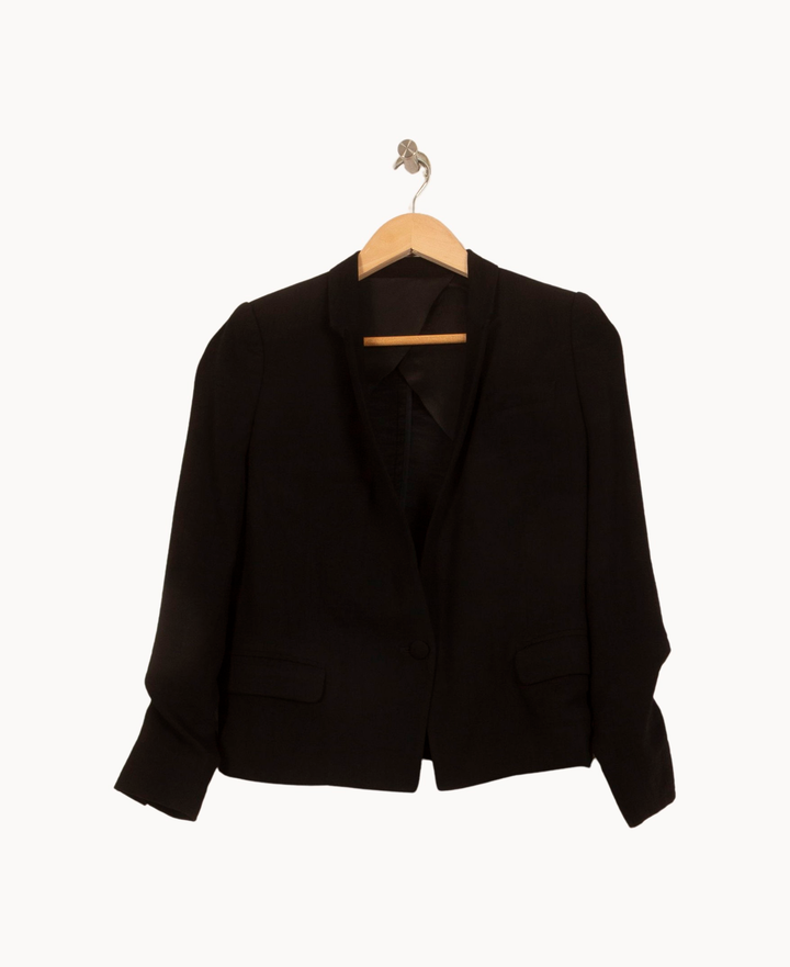 Blazer Noir - Taille XS/34 de la marque The Kooples - Sport | PARAD58507 - Vendu par Paradigme - Image 2