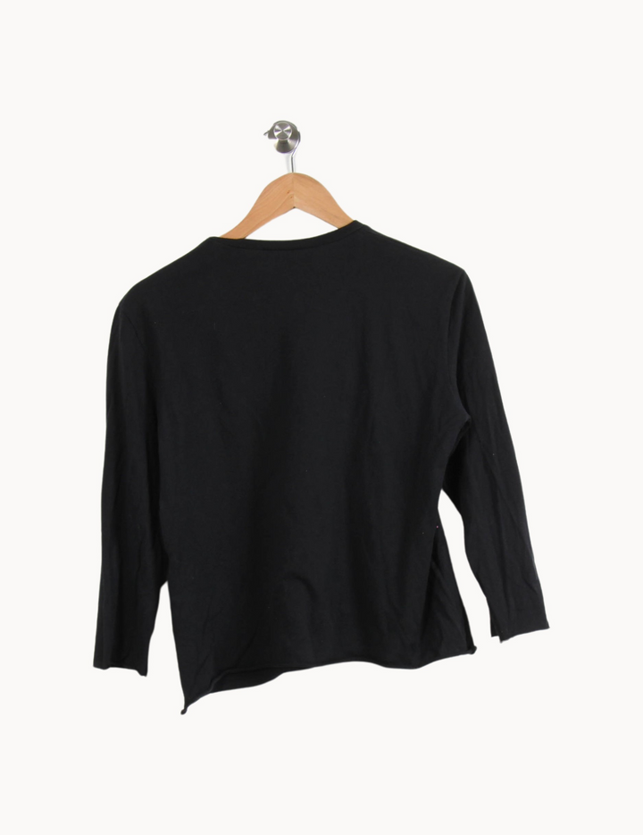 Blouse Noire - Taille L/40 de la marque Chloé Stora | PARAD39673 - Vendu par Paradigme - Image 4
