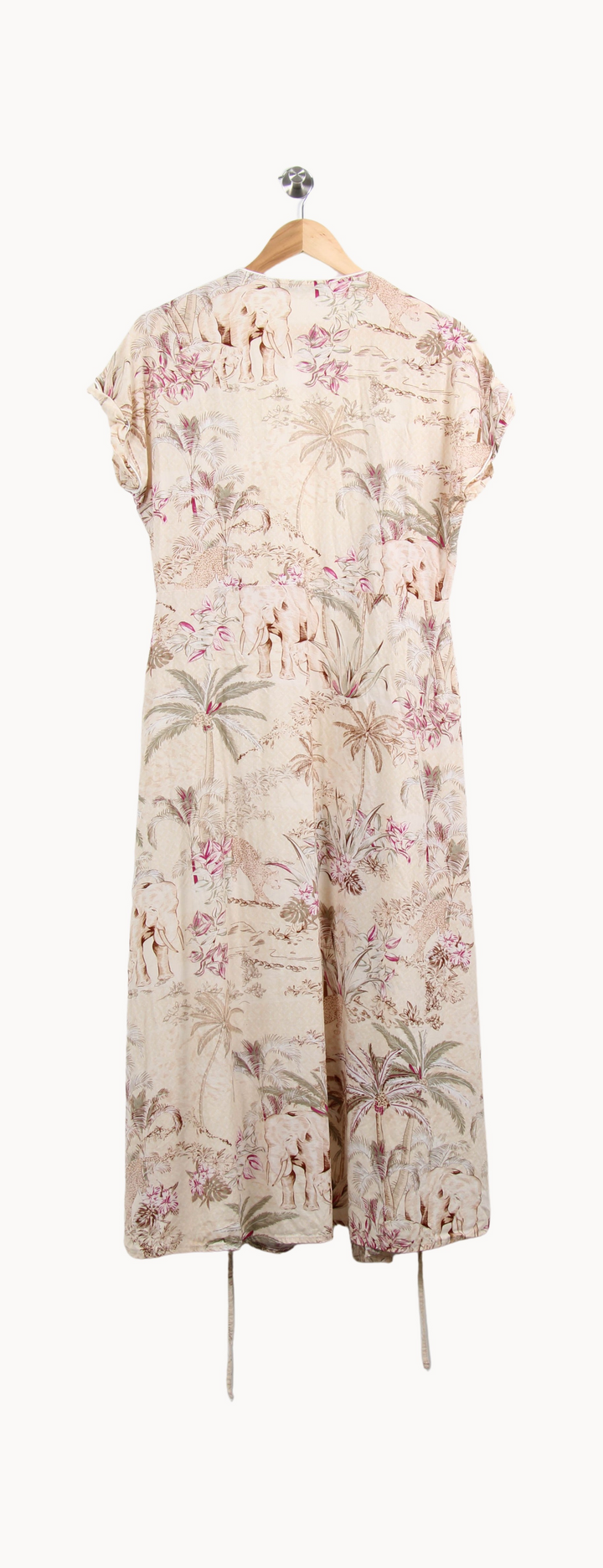 Robe Imprimée Beige - Taille L/40 de la marque La Fée Maraboutée | PARAD62723 - Vendu par Paradigme - Image 4