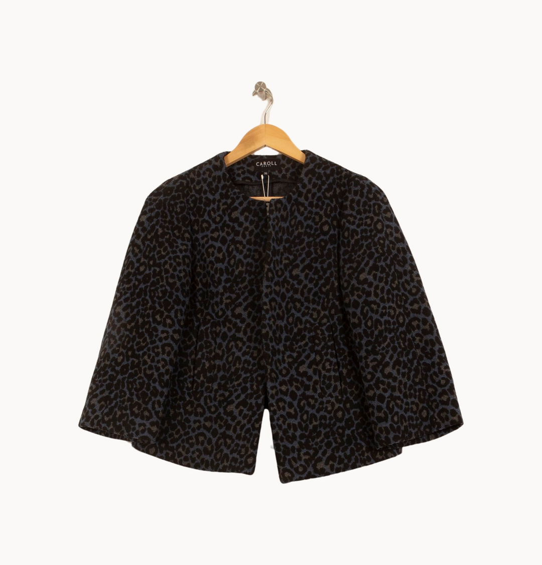 Cape Noire et Bleue - Taille S/36 de la marque Caroll | PARAD64148 - Vendu par Paradigme - Image 2