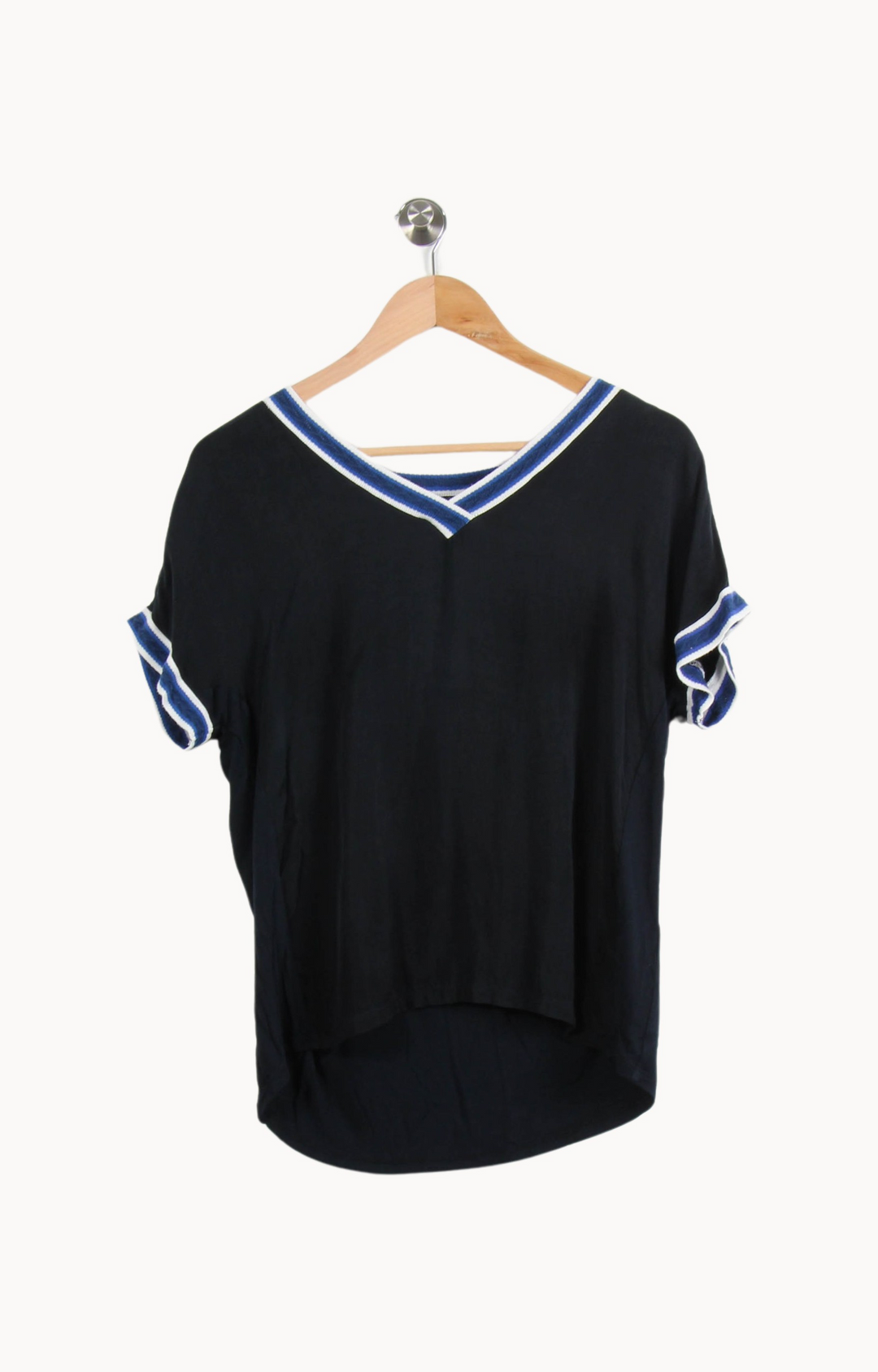 T-shirt Noir et Bleu - Taille S/36 de la marque IKKS | PARAD37881 - Vendu par Paradigme - Image 2