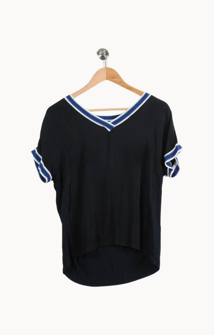 T-shirt Noir et Bleu - Taille S/36 de la marque IKKS | PARAD37881 - Vendu par Paradigme - Image 2