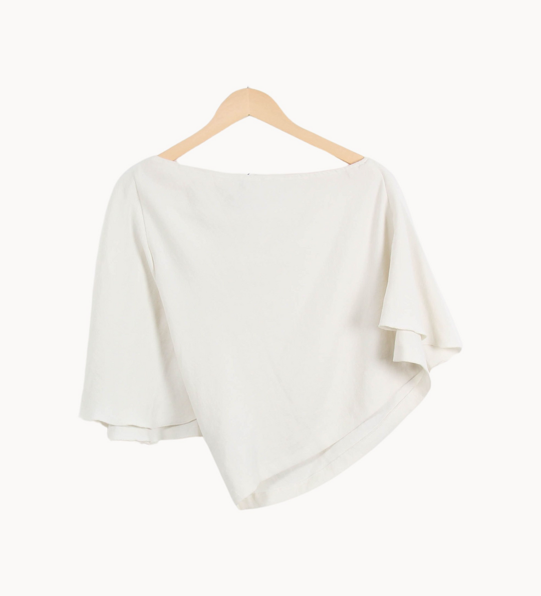 Top Asymétrique Blanc - Taille M/38 de la marque ba&sh | PARAD66897 - Vendu par Paradigme - Image 4