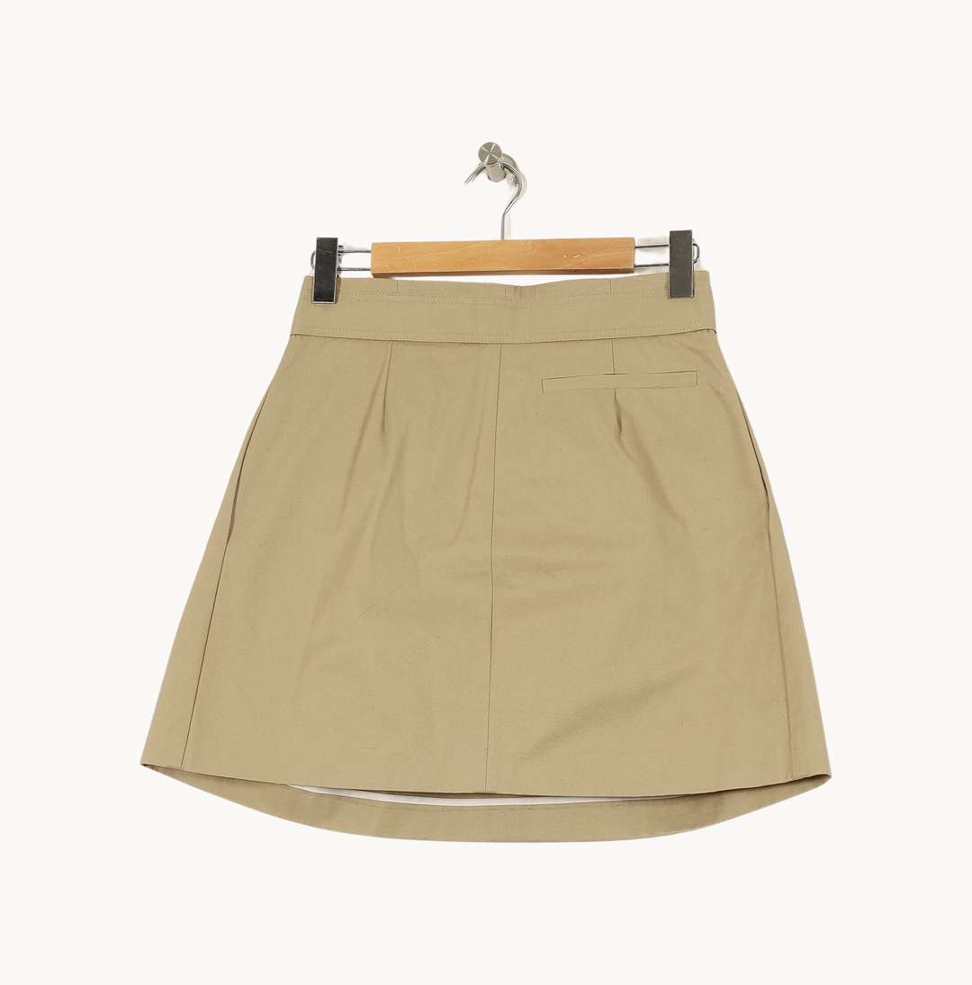 Jupe Courte Beige - Taille L/40 de la marque Sandro | PARAD52215 - Vendu par Paradigme - Image 4
