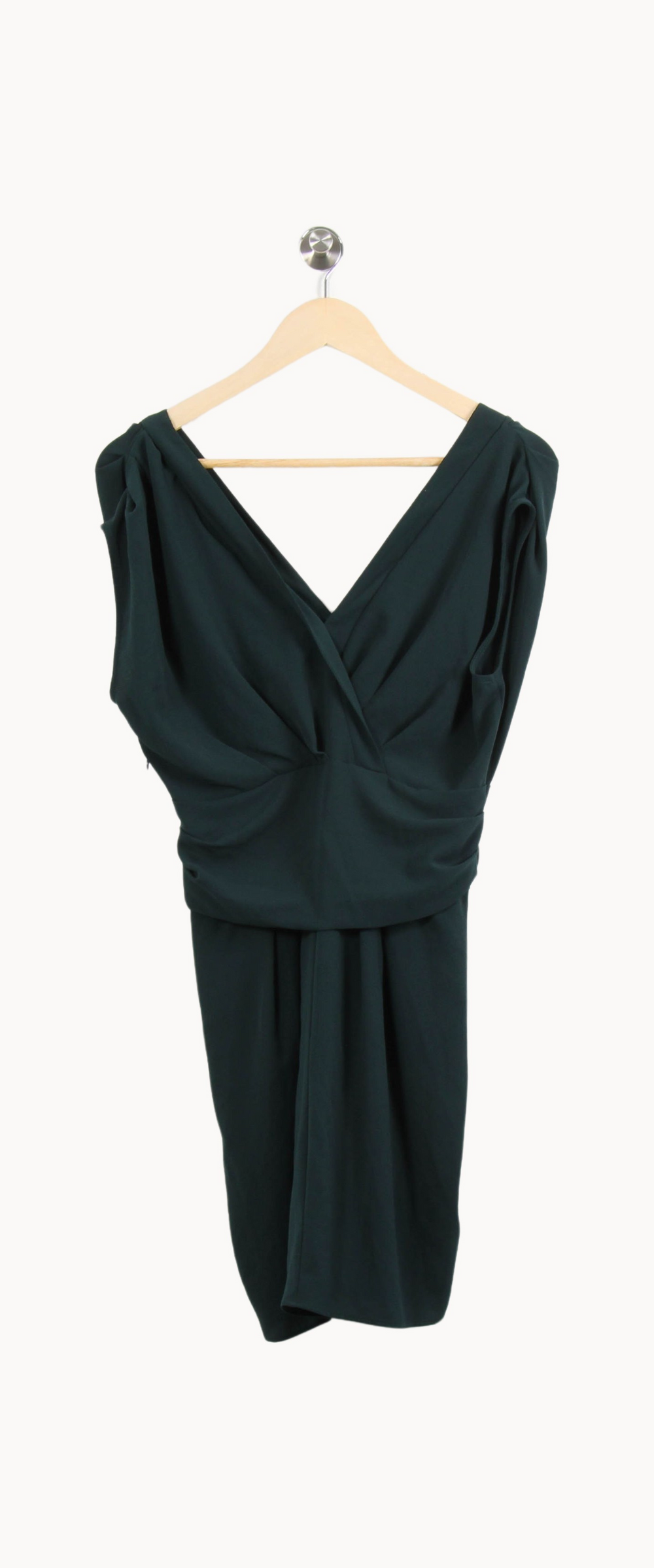 Robe Drapée Verte - Taille M/38 de la marque IKKS | PARAD65204 - Vendu par Paradigme - Image 4