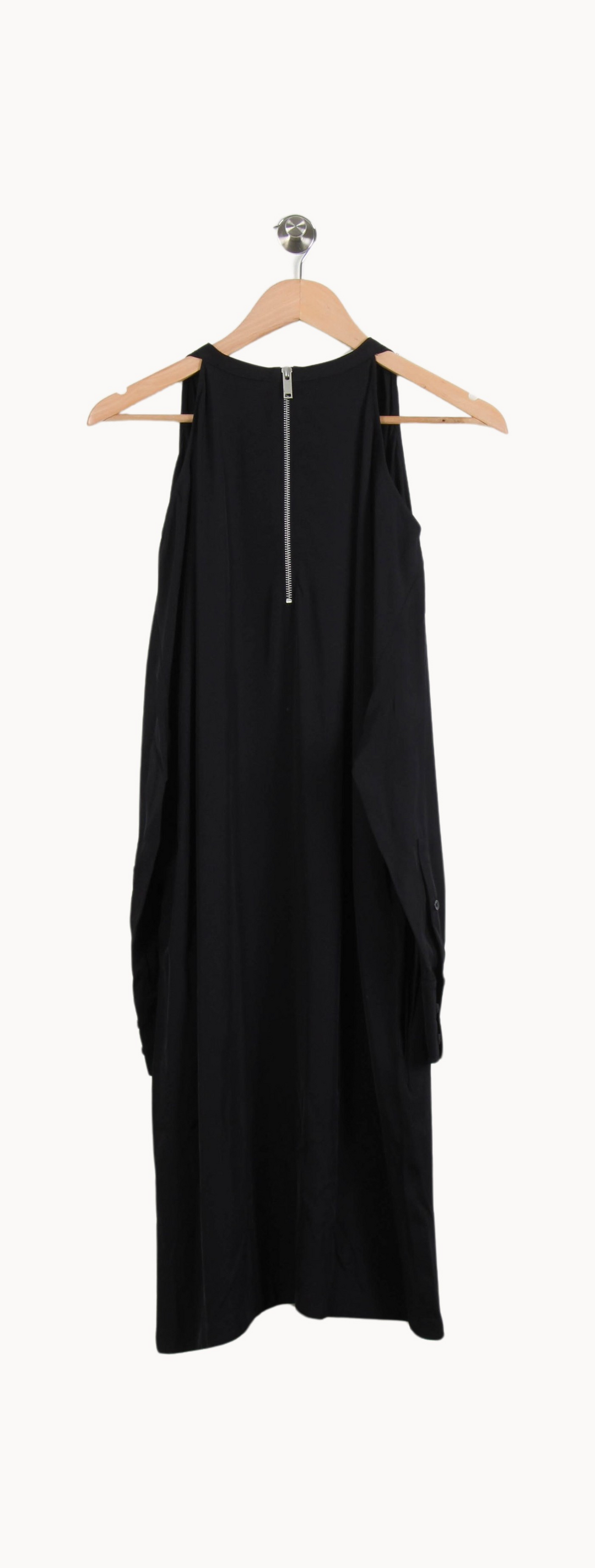 Robe Midi Noire - Taille M/38 de la marque COS | PARAD67269 - Vendu par Paradigme - Image 4