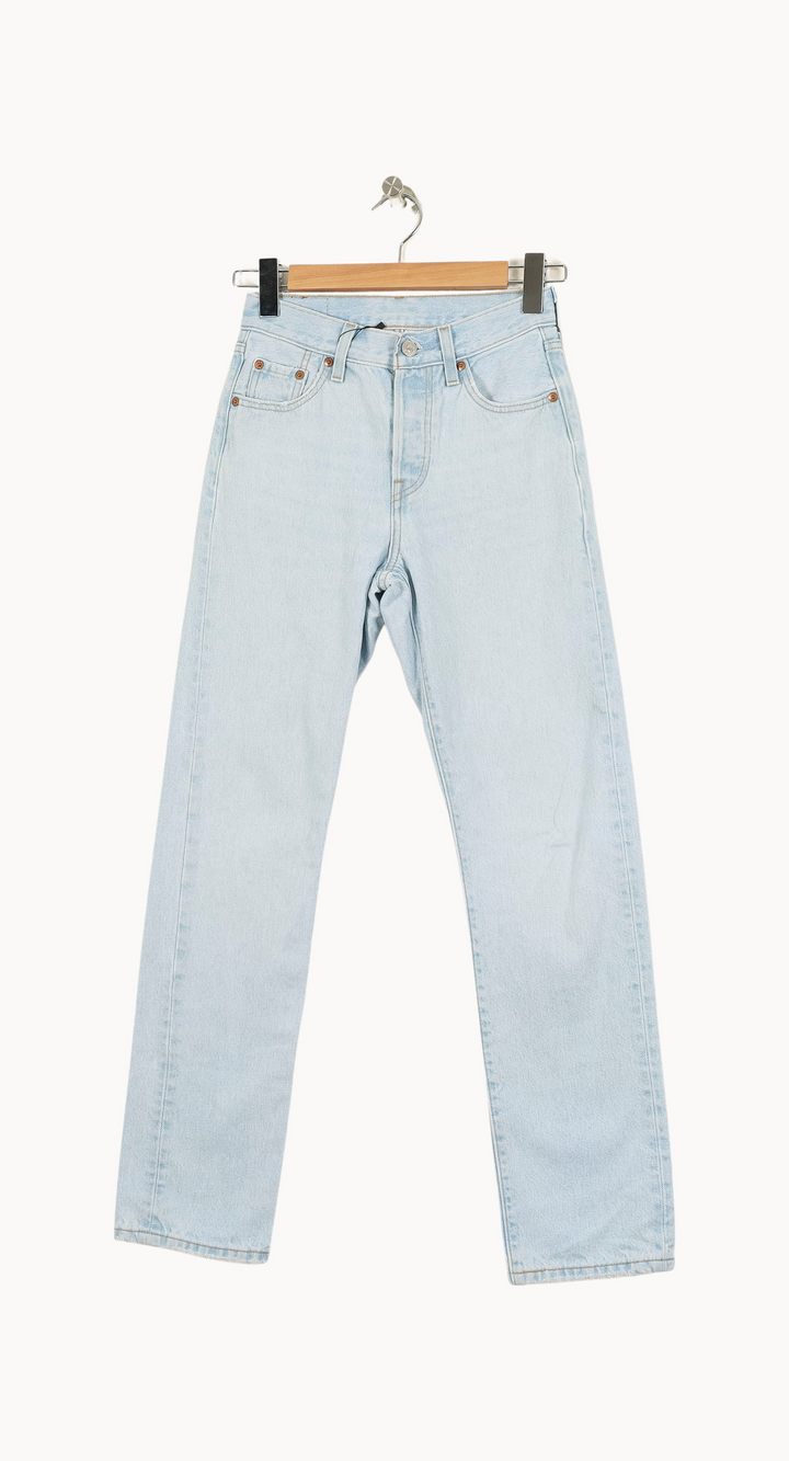 Jean Droit Bleu Clair - Taille XS/34 de la marque Levi's | PARAD46154 - Vendu par Paradigme - Image 2