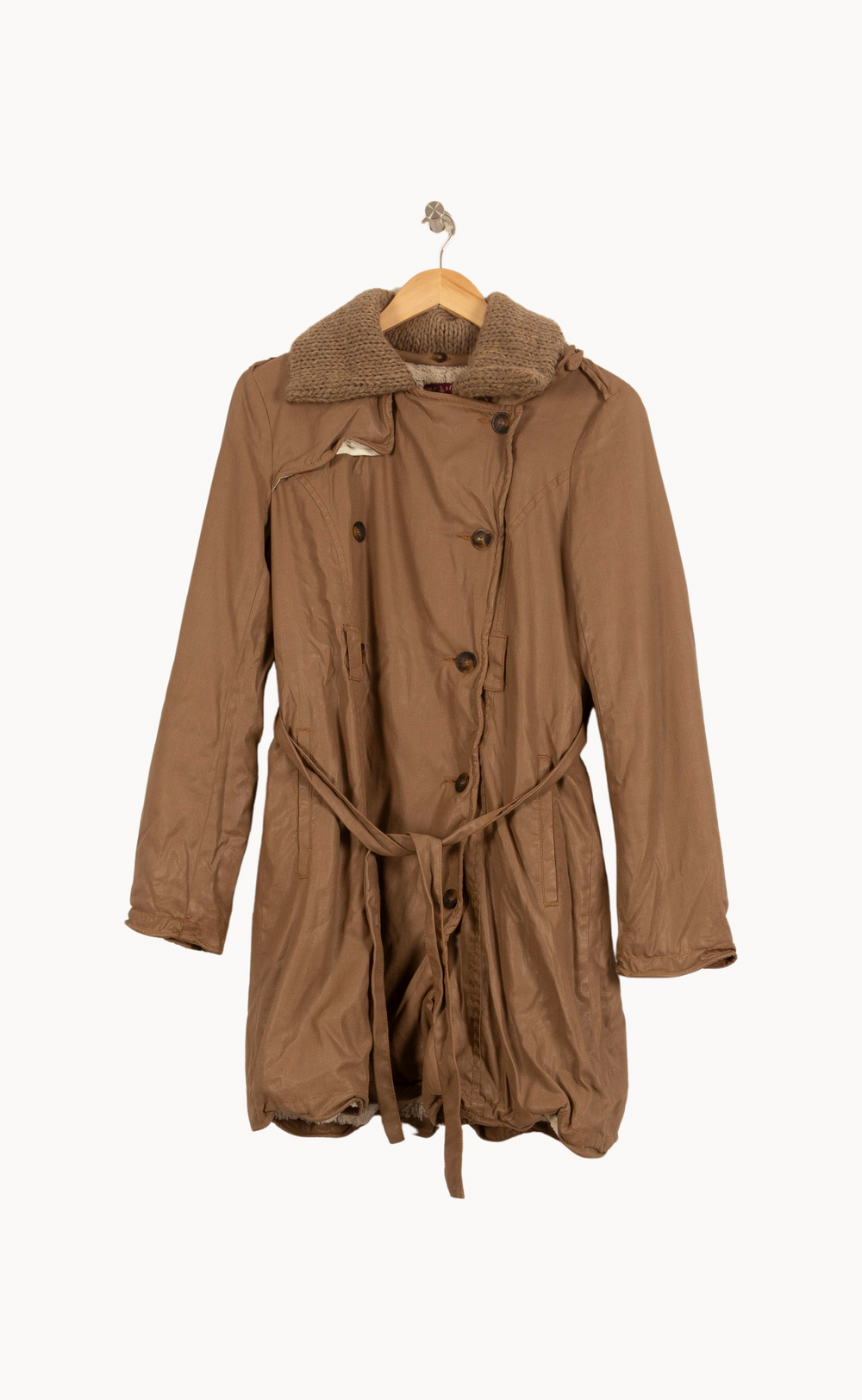 Parka Beige - Taille M/38 de la marque One Step | PARAD51443 - Vendu par Paradigme - Image 2