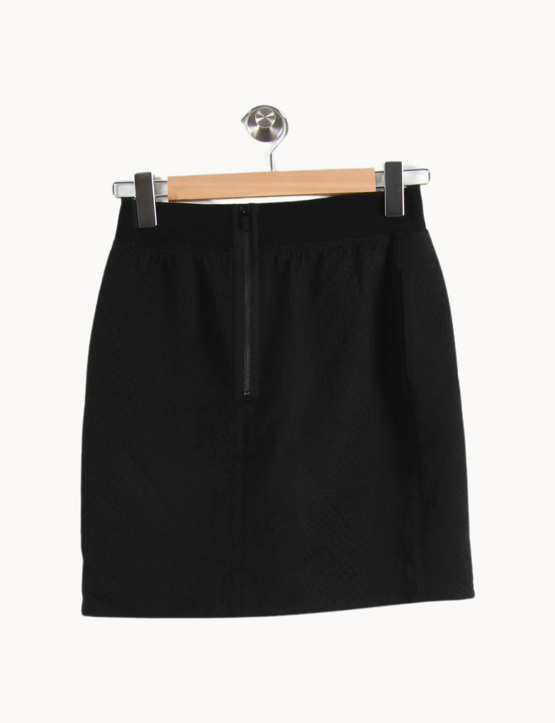Jupe Courte Noire - Taille XS/34 de la marque Comptoir des Cotonniers | PARAD39622 - Vendu par Paradigme - Image 2