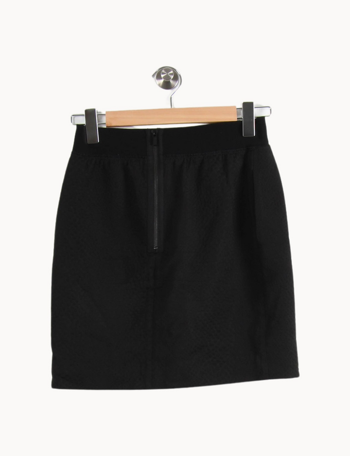Jupe Courte Noire - Taille XS/34 de la marque Comptoir des Cotonniers | PARAD39622 - Vendu par Paradigme - Image 2
