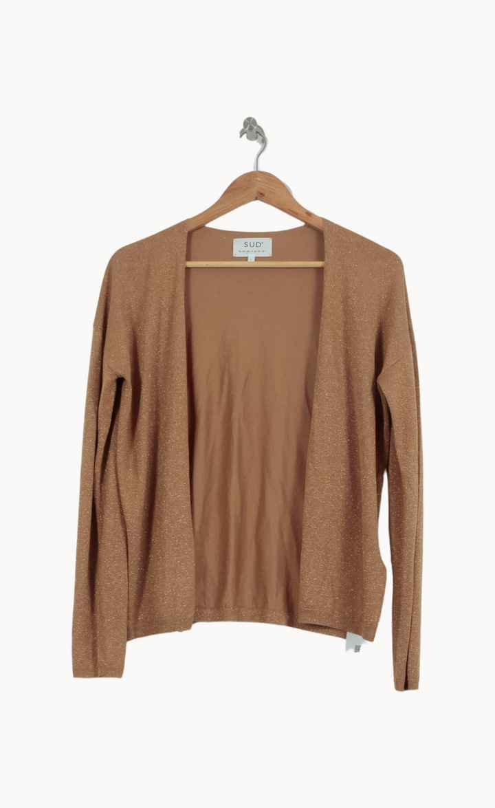 Cardigan Doré - Taille M/38 de la marque Sud express | PARAD53228 - Vendu par Paradigme - Image 2