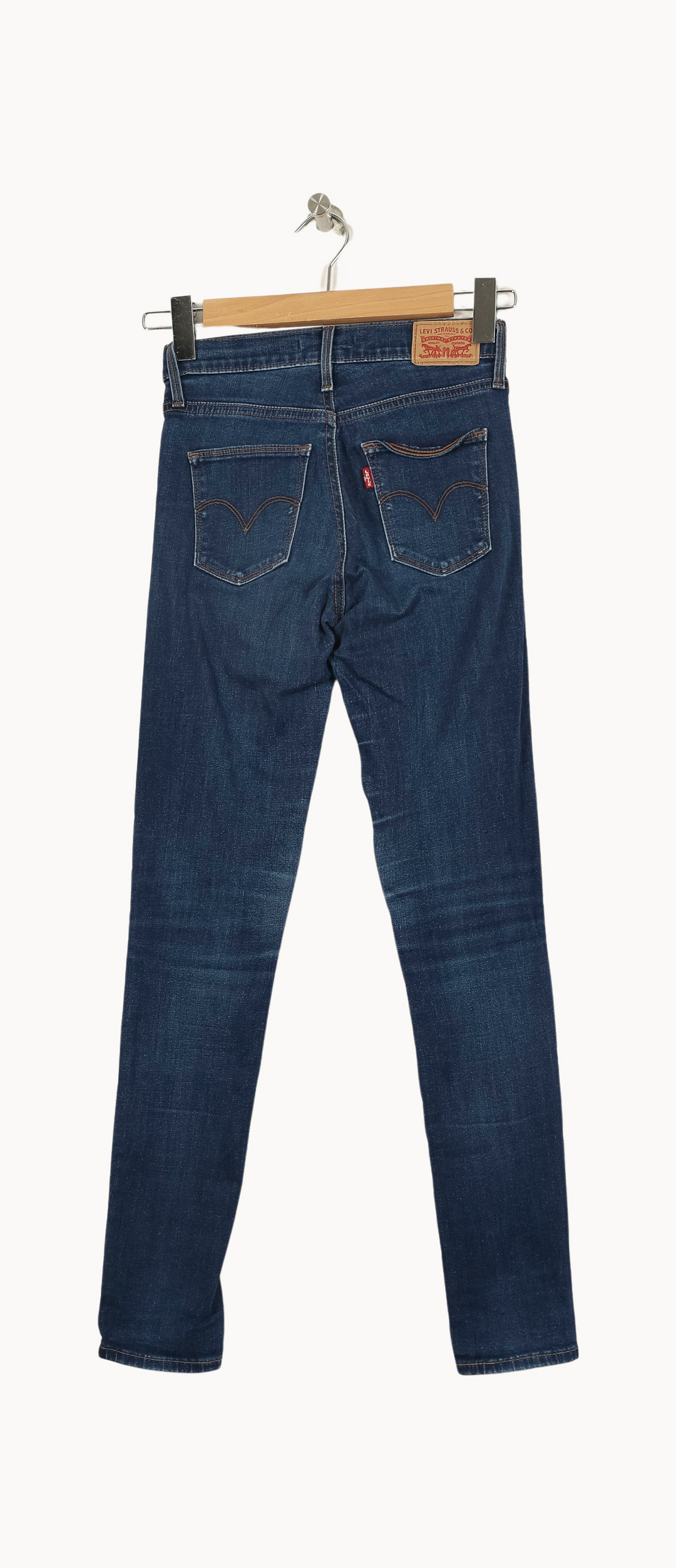 Jean Skinny Bleu - Taille XS/34 de la marque Levi's | PARAD58490 - Vendu par Paradigme - Image 4