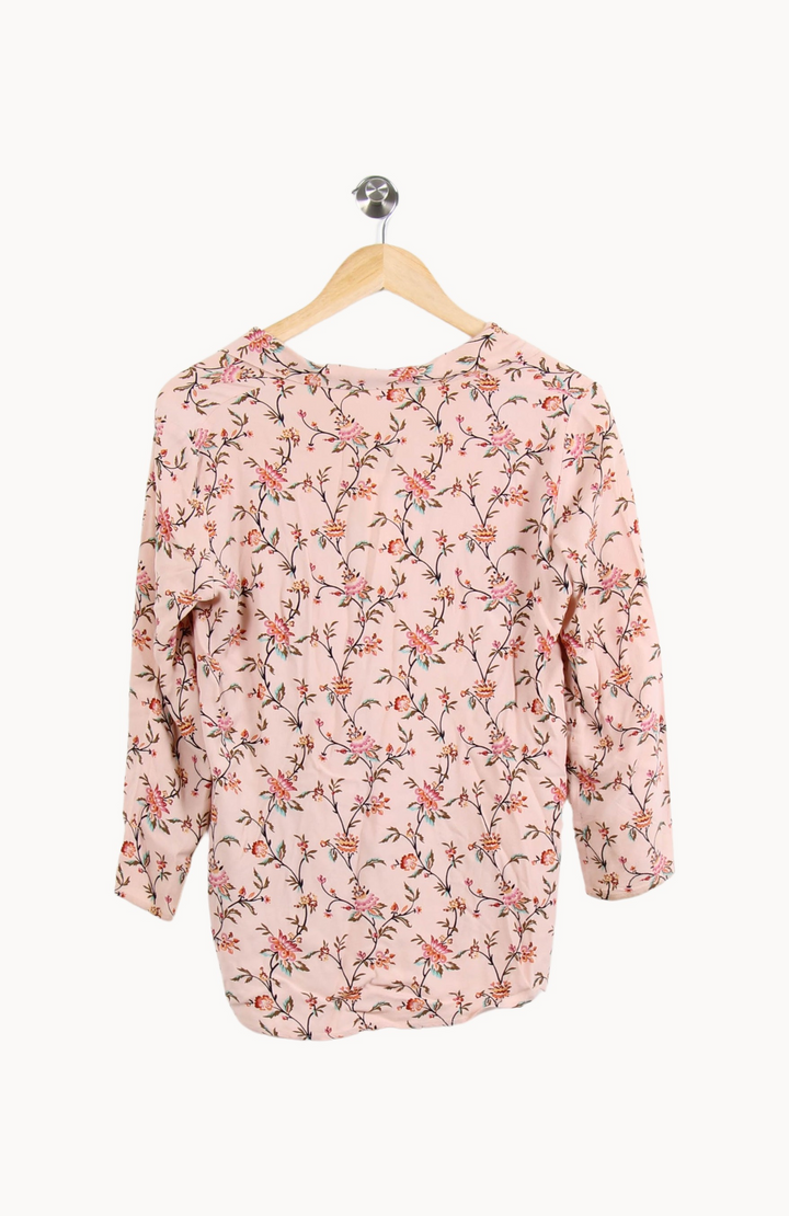 Blouse Rose à Fleurs - Taille S/36 de la marque Pablo | PARAD44685 - Vendu par Paradigme - Image 4