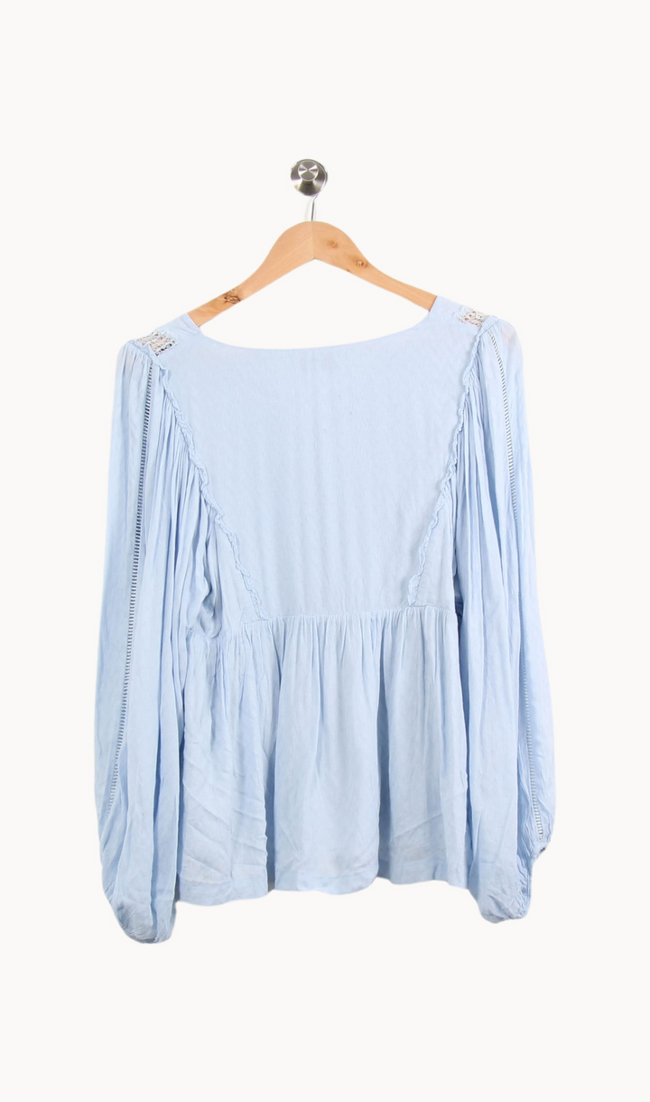 Blouse Bleue - Taille L/40 de la marque Suncoo | PARAD64321 - Vendu par Paradigme - Image 4