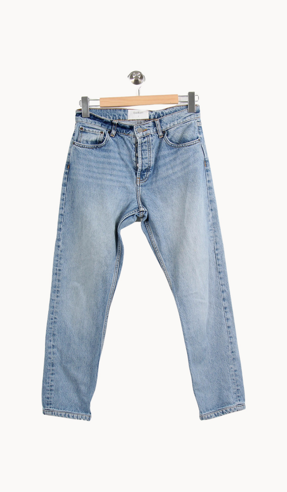 Jean Bleu - Taille S/36 de la marque ba&sh | PARAD51672 - Vendu par Paradigme - Image 2